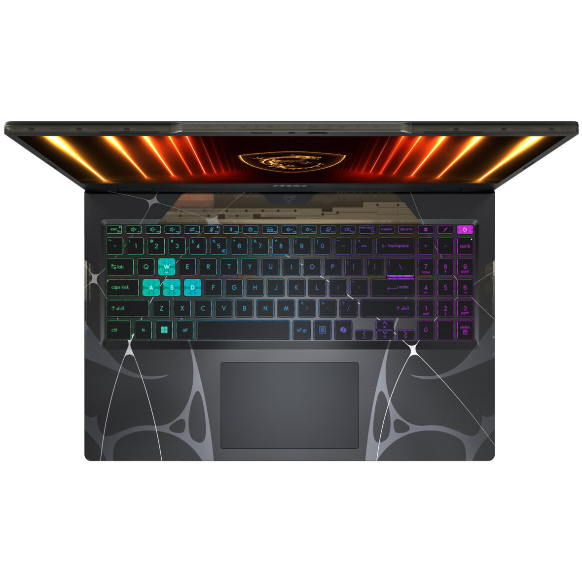 MSI CYBORG 15 GAMING AMD Ryzen™ 7 260 512GB SSD 16GB 15.6" (1920x1080) 144Hz WIN11 NVIDIA® RTX 5050 8192MB BLACK Backlit Keyboard – תמונה 6