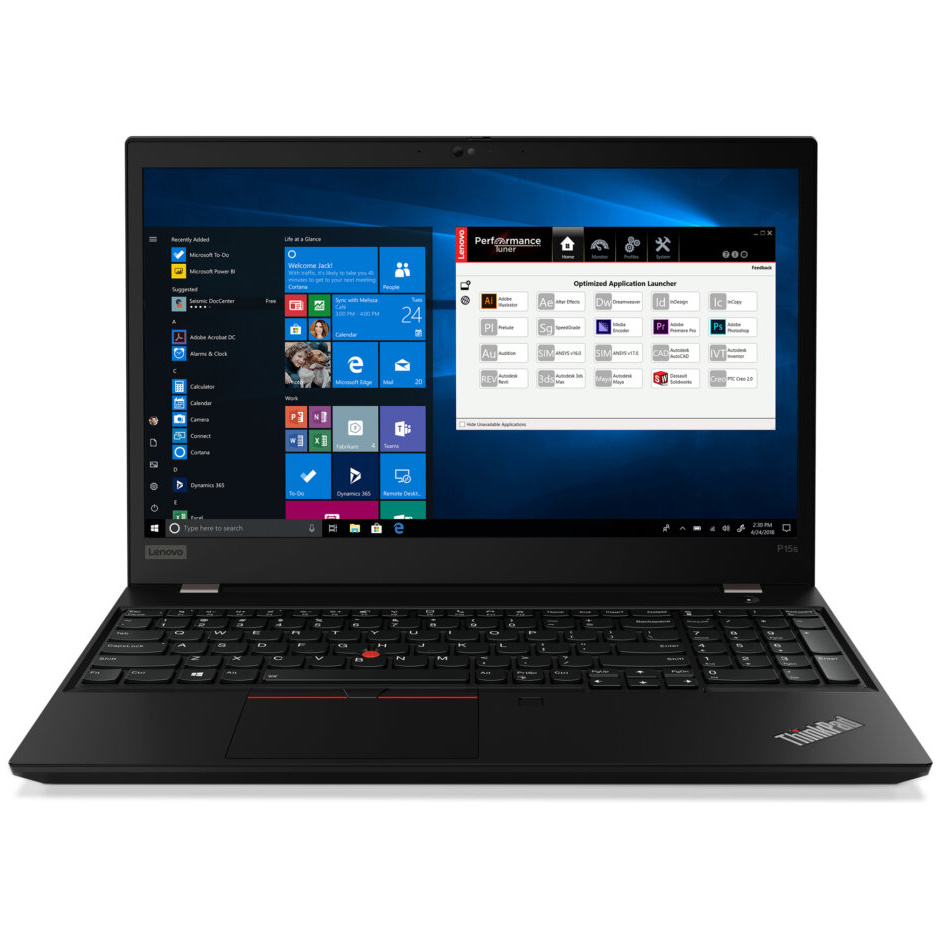 Lenovo ThinkPad P15s GEN1 Intel® Core™ i7-10610U 16GB 512GB SSD NVIDIA Quadro P520 2GB 15.6″FHD Windows 11 Pro Black