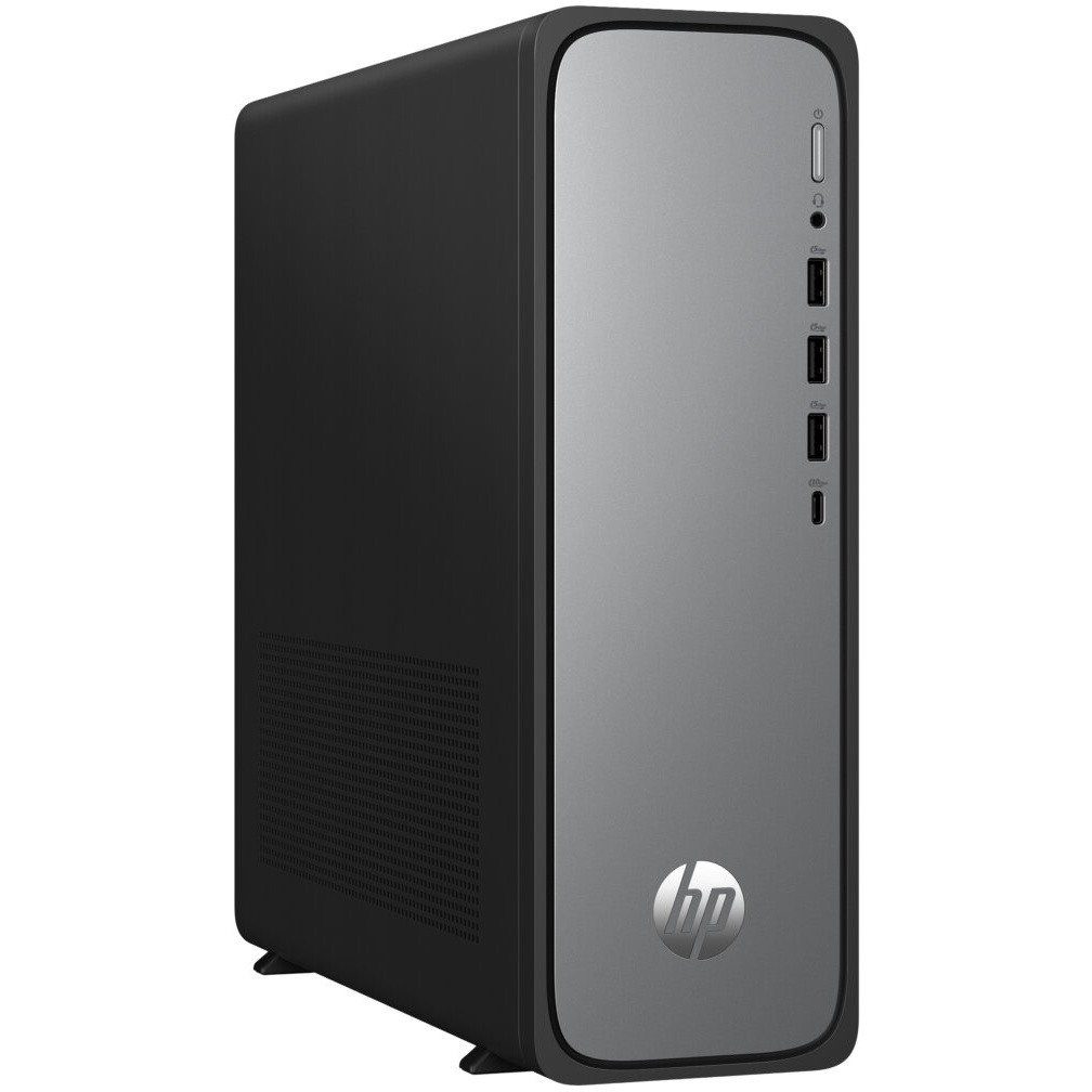 HP OmniDesk Slim S03-0003W Core™ i3-14100 512GB SSD 8GB WIN11 METEOR SILVER Damage Box – תמונה 2