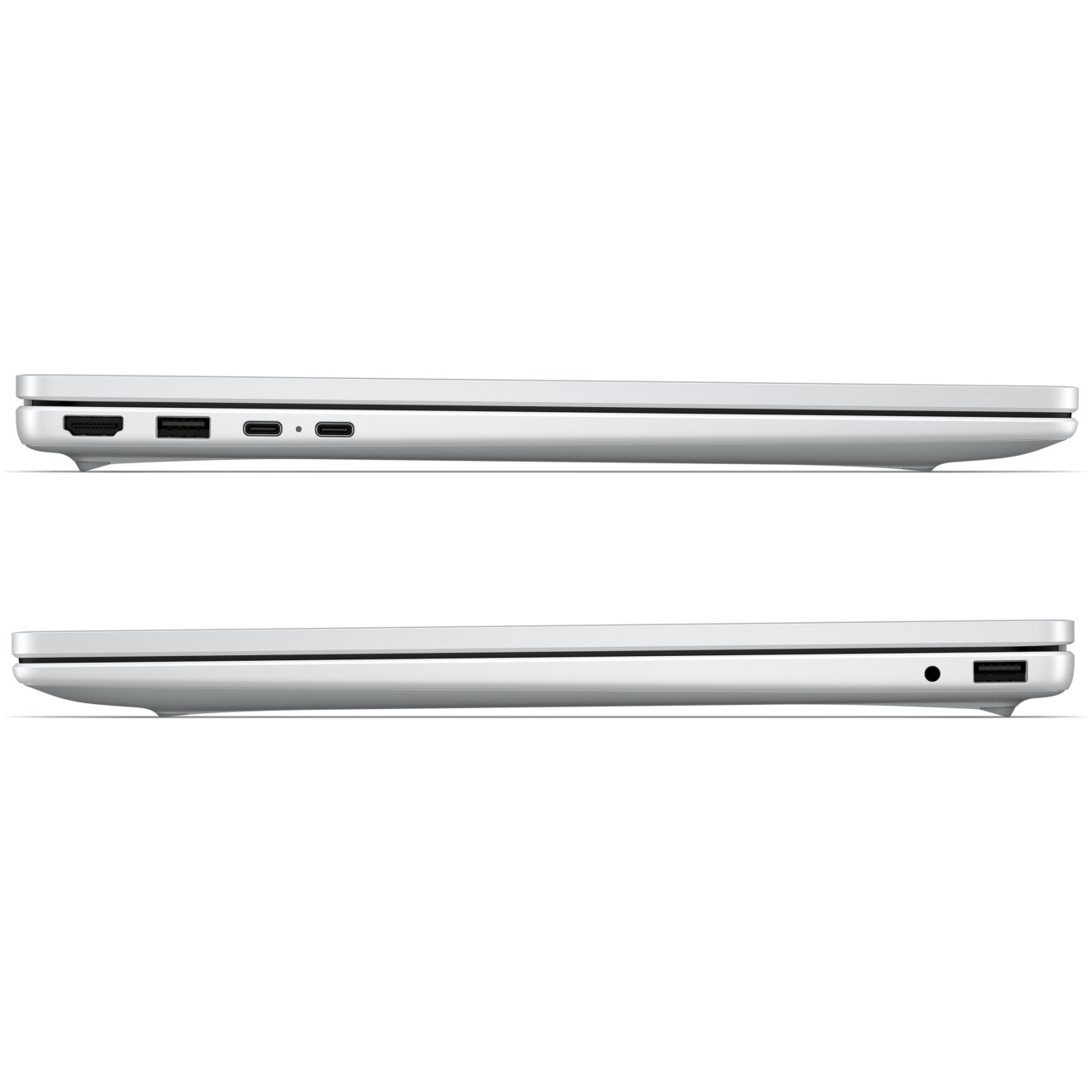 HP OmniBook 3 17-DG0099 Core™ Ultra 5 225U 512GB SSD 8GB 17.3" (1920x1080) WIN11 GLACIER SILVER Backlit Keyboard DAMAGED BOX – תמונה 4