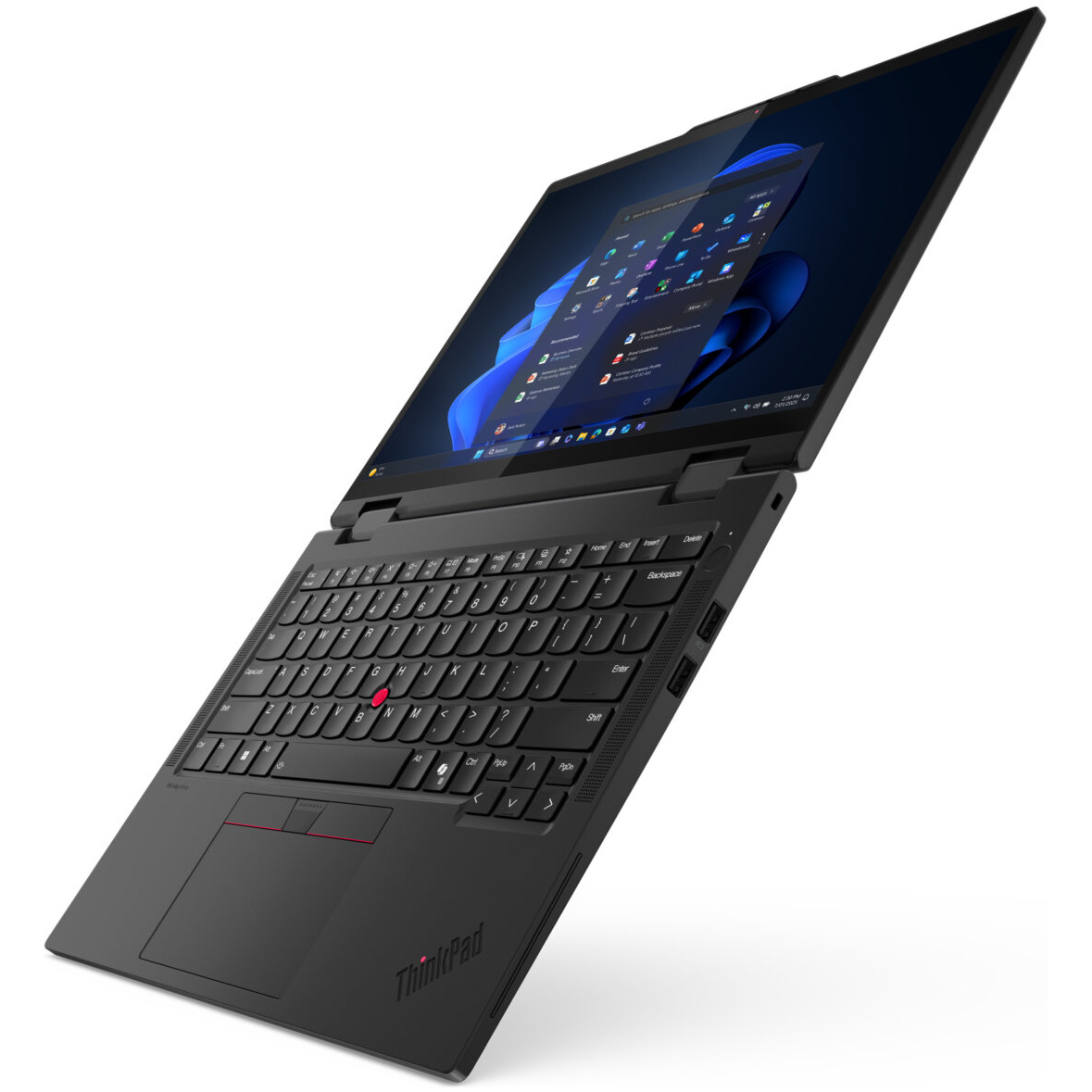 Lenovo ThinkPad T14s 2-IN-1 Core™ Ultra 7 255U 512GB SSD 16GB 14" (1920x1200) TOUCHSCREEN WIN11 Pro ECLIPSE BLACK Backlit Keyboard FP Reader שלוש שנות אחריות אתר לקוח – תמונה 4