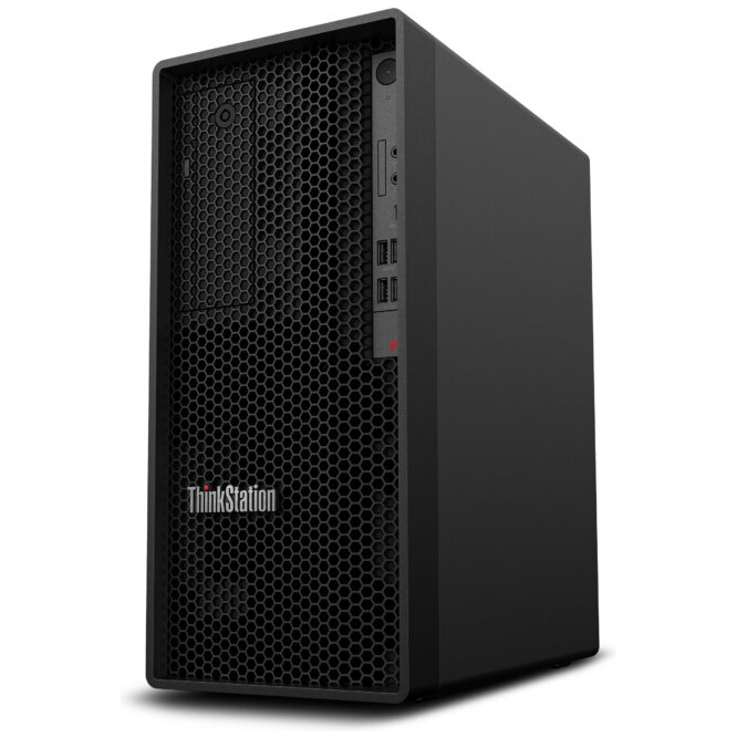 Lenovo ThinkStation P2 TOWER WORKSTATION Core™ Ultra 7 265 512GB SSD 32GB WIN11 Pro NVIDIA® RTX 5060 8192MB BLACK Keyboard Mouse – תמונה 3