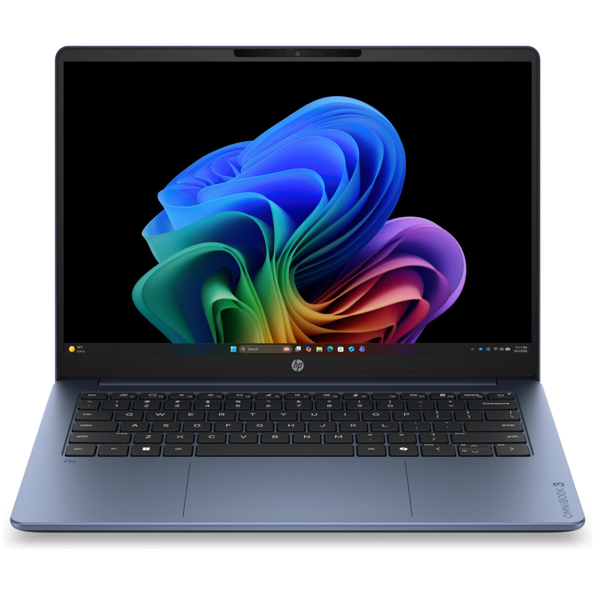 HP OmniBook 3 14-HZ0088 Snapdragon® X X1-26-100 256GB SSD 8GB 14" (1920x1200) OLED WIN11 STARLIT BLUE