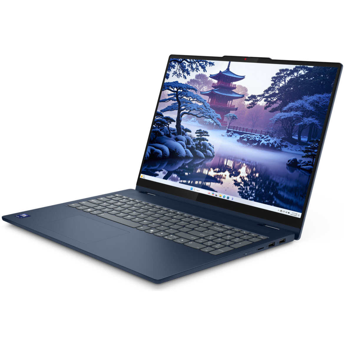 Lenovo 5 2-IN-1 16IAL10 Core™ Ultra 7 255U 1TB SSD 16GB 16" (1920x1200) TOUCHSCREEN WIN11 COSMIC BLUE Backlit Keyboard – תמונה 4
