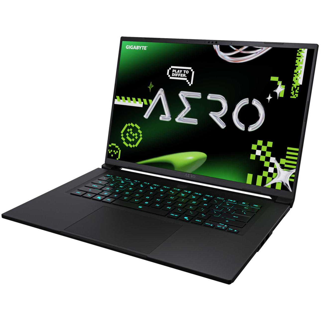 Gigabyte AERO X16 AMD Ryzen™ AI 7 350 1TB SSD 32GB 16" (2560x1600) 165Hz WIN11 NVIDIA® RTX 5060 8192MB SPACE GRAY Backlit Keyboard – תמונה 4