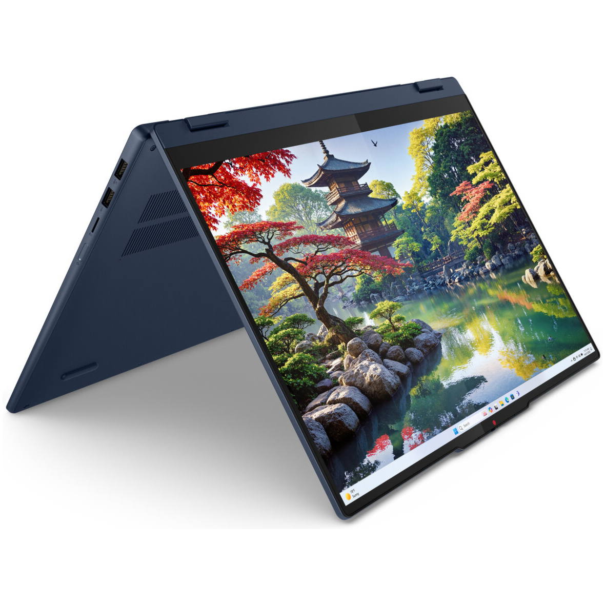 Lenovo 5 2-IN-1 16IAL10 Core™ Ultra 7 255U 1TB SSD 16GB 16" (1920x1200) TOUCHSCREEN WIN11 COSMIC BLUE Backlit Keyboard – תמונה 7