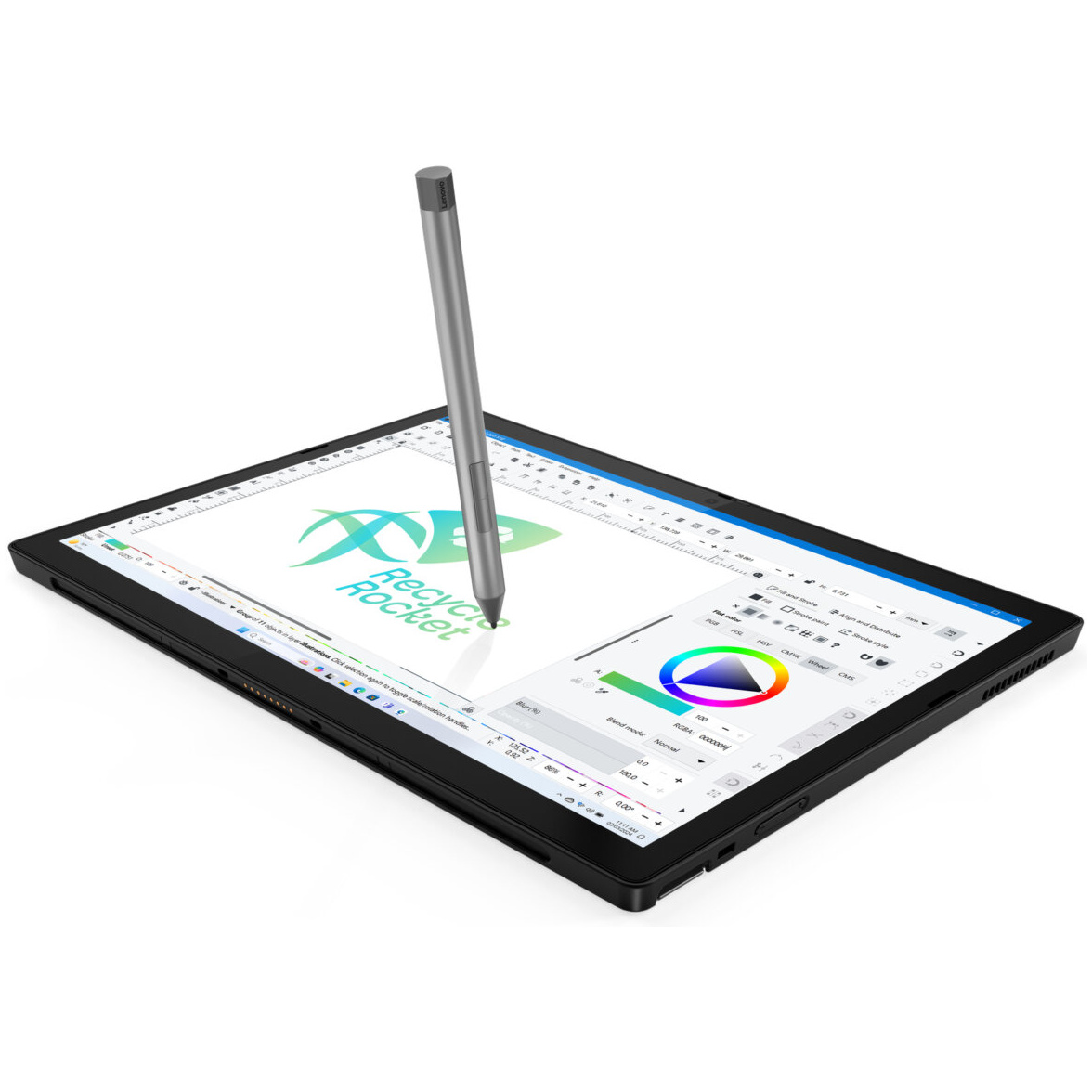 Lenovo ThinkPad X12 Detachable Gen 2 Core™ Ultra 5 134U 512GB SSD 16GB 12.3" (1920x1280) TOUCHSCREEN WIN11 Pro BLACK Backlit Keyboard FP Reader Lenovo® Digital Pen שלוש שנות אחריות אתר לקוח – תמונה 5