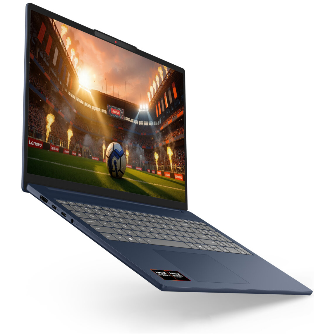 Lenovo SLIM 5 16AGP11 AMD Ryzen™ AI 7 445 1TB SSD 16GB 16" (1920x1200) TOUCHSCREEN 120Hz WIN11 COSMIC BLUE Backlit Keyboard – תמונה 4