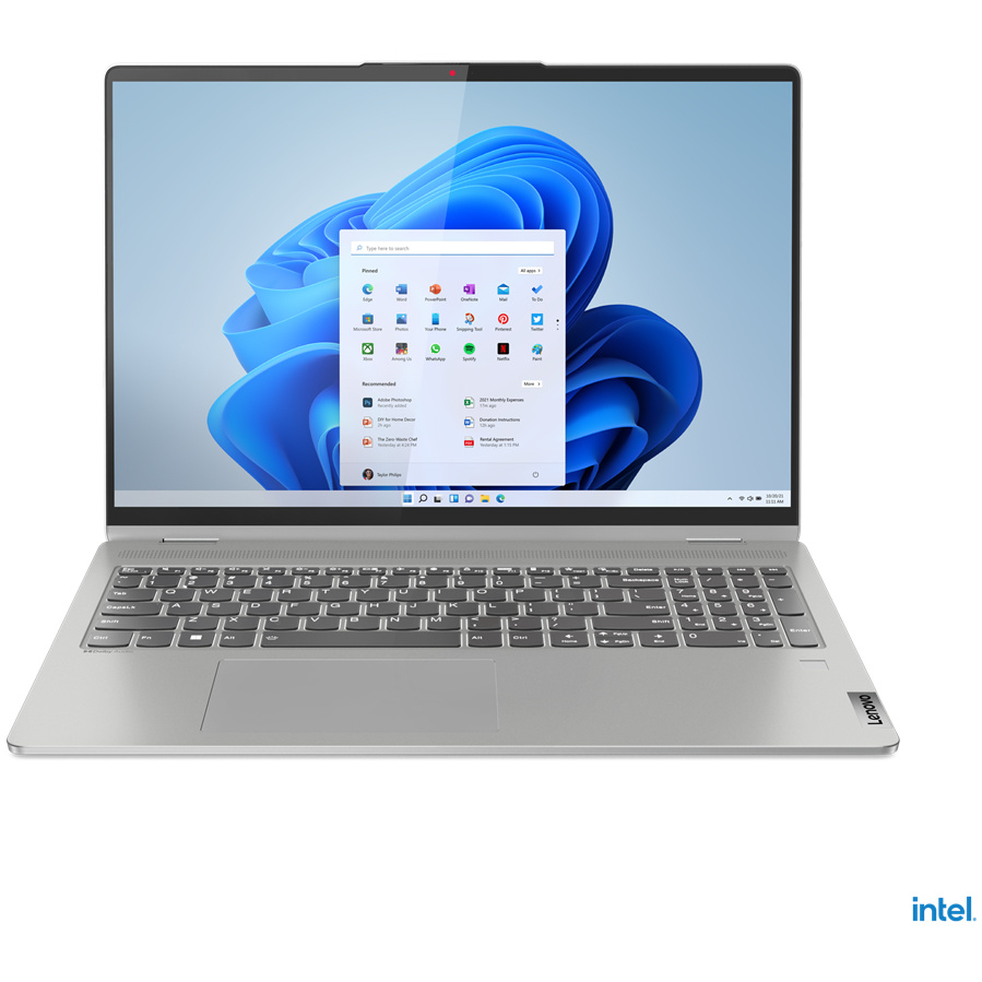 Lenovo FLEX 5 16IAU7 2-IN-1 Core™ i5-1235U 512GB SSD 16GB 16" (1920x1200) TOUCHSCREEN WIN11 GRAY Backlit Keyboard FP Reader – תמונה 2