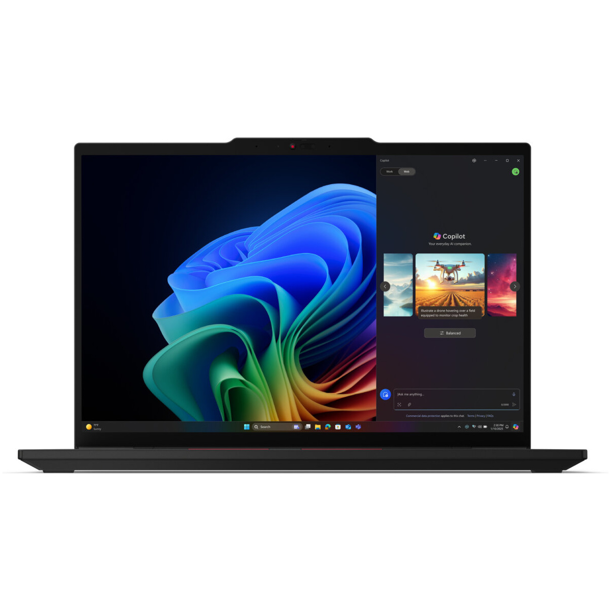 Lenovo ThinkPad T14s Gen 6 Core™ Ultra 7 268V 512GB SSD 32GB 14.5" (1920x1200) TOUCHSCREEN WIN11 Pro BLACK Backlit Keyboard FP Reader שלוש שנות אחריות אתר לקוח – תמונה 2