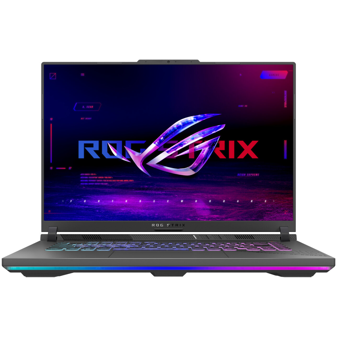 Asus ROG STRIX G16 G614FM-WS94 GAMING AMD Ryzen™ 9 9955HX 1TB SSD 16GB 16" (1920x1200) 165Hz WIN11 NVIDIA® RTX 5060 8192MB ECLIPSE GRAY Backlit Keyboard – תמונה 2