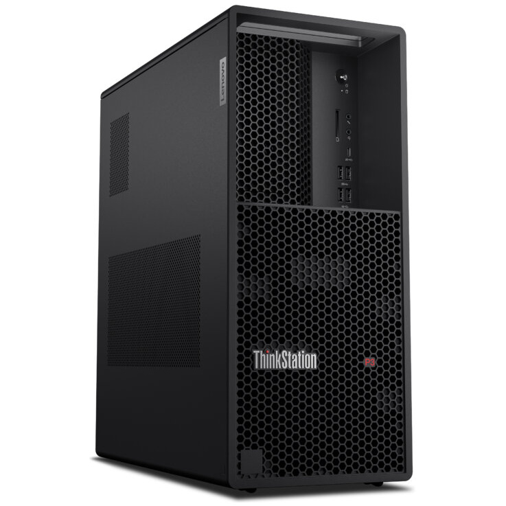 Lenovo ThinkStation P3 TOWER WORKSTATION Core™ Ultra 9 285 1TB SSD 32GB WIN11 Pro NVIDIA® RTX 2000 163848MB BLACK Keyboard Mouse – תמונה 2