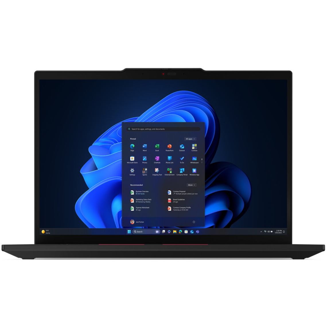 Lenovo ThinkPad T14 Gen 6 Core™ Ultra 7 255U 512GB SSD 16GB 14" (1920x1200) WIN11 Pro ARCTIC GRAY Backlit Keyboard FP Reader שלוש שנות אחריות אתר לקוח – תמונה 2