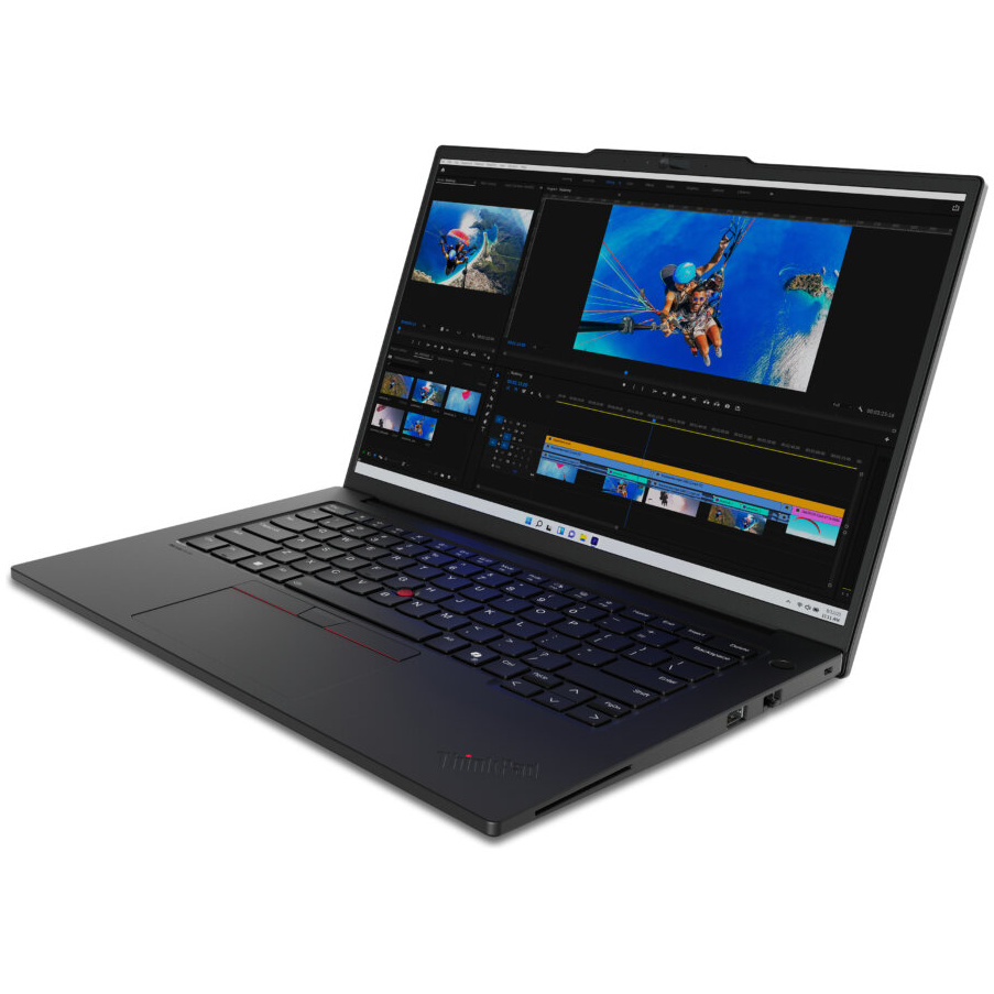 Lenovo ThinkPad P14s Gen 5 MOBILE WORKSTATION Core™ Ultra 7 155H 512GB SSD 16GB 14.5" (1920x1200) WIN11 Pro NVIDIA® RTX 500 4096MB DEEP BLACK Backlit Keyboard FP Reader 3-year warranty שלוש שנות אחריות אתר לקוח – תמונה 4