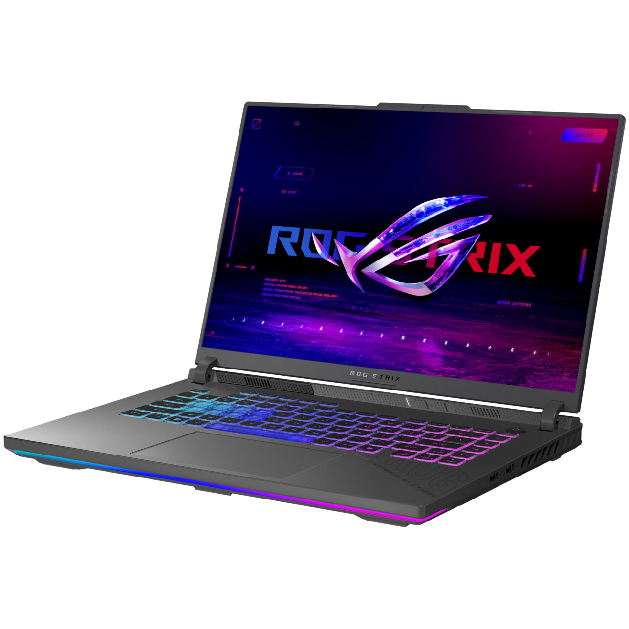 Asus ROG STRIX G16 G614FM-WS94 GAMING AMD Ryzen™ 9 9955HX 1TB SSD 16GB 16" (1920x1200) 165Hz WIN11 NVIDIA® RTX 5060 8192MB ECLIPSE GRAY Backlit Keyboard – תמונה 3