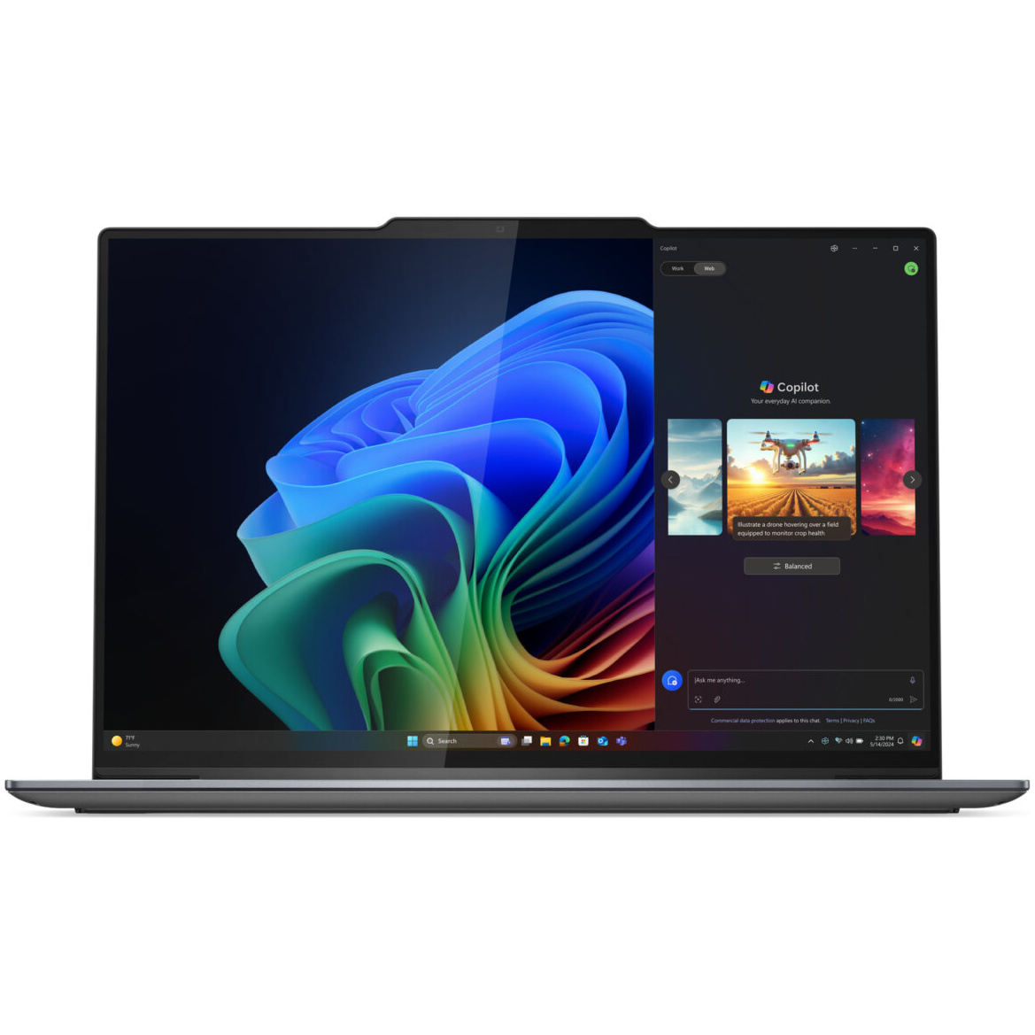 Lenovo ThinkPad X9 14 Gen 1 Core™ Ultra 5 226V 512GB SSD 16GB 14" (2880x1800) OLED TOUCHSCREEN 120Hz WIN11 Pro THUNDER GRAY Backlit Keyboard FP Reader שלוש שנות אחריות אתר לקוח – תמונה 7