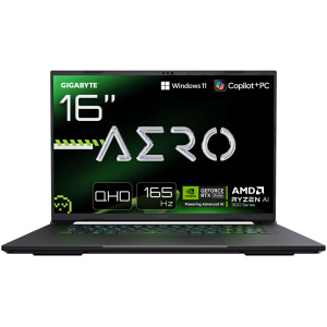 Gigabyte AERO X16 AMD Ryzen™ AI 7 350 1TB SSD 32GB 16" (2560x1600) 165Hz WIN11 NVIDIA® RTX 5060 8192MB SPACE GRAY Backlit Keyboard