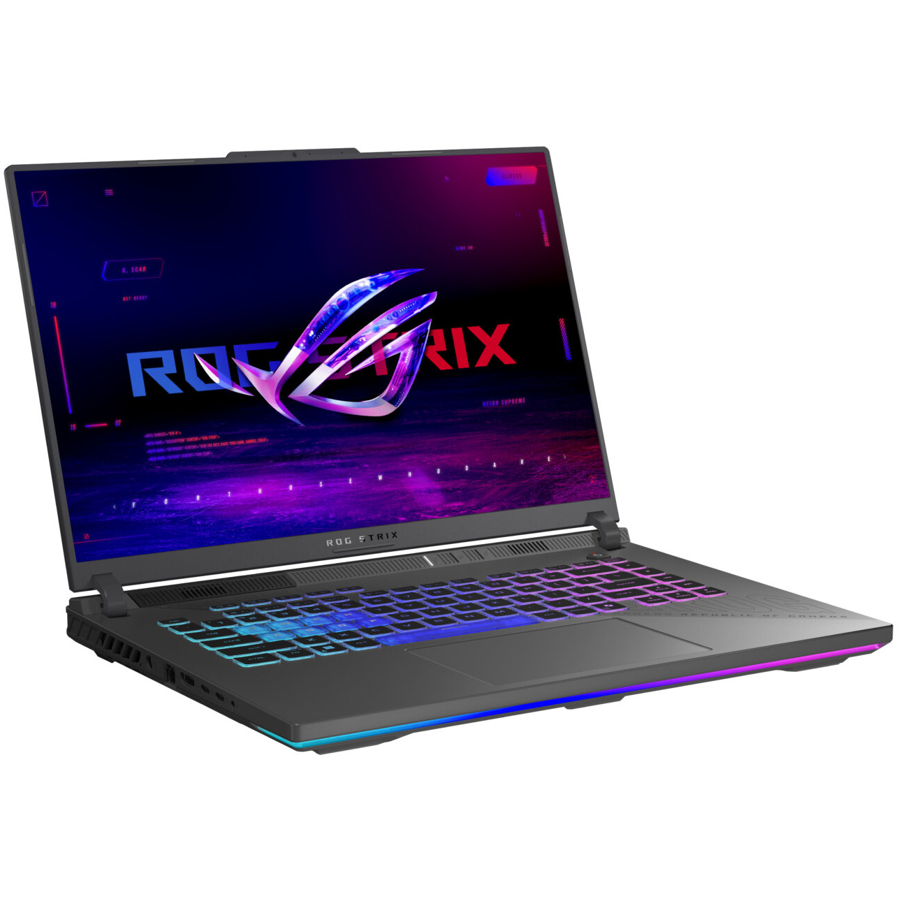 Asus ROG STRIX G16 G614FM-WS94 GAMING AMD Ryzen™ 9 9955HX 1TB SSD 16GB 16" (1920x1200) 165Hz WIN11 NVIDIA® RTX 5060 8192MB ECLIPSE GRAY Backlit Keyboard – תמונה 4