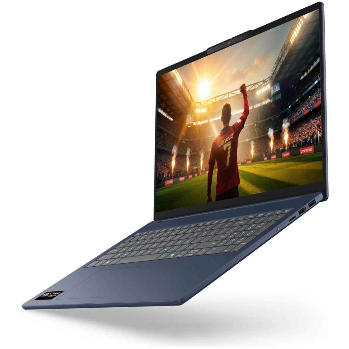 Lenovo SLIM 5 16AGP11 AMD Ryzen™ AI 7 445 1TB SSD 16GB 16" (1920x1200) TOUCHSCREEN 120Hz WIN11 COSMIC BLUE Backlit Keyboard – תמונה 3