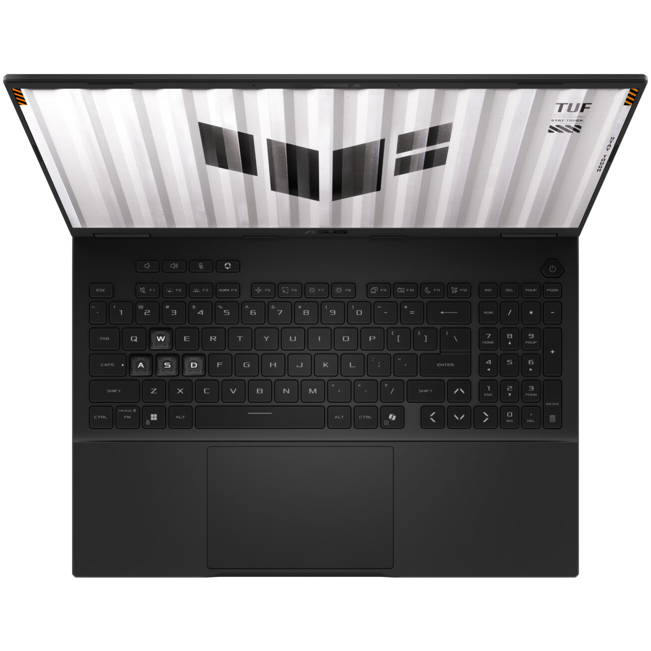 Asus TUF F16 FX608JMR-SH73 GAMING Core™ i7-14650HX 512GB SSD 16GB 16" (1920x1200) 165Hz WIN11 NVIDIA® RTX 5060 8192MB JAEGER GRAY RGB Backlit Keyboard – תמונה 3