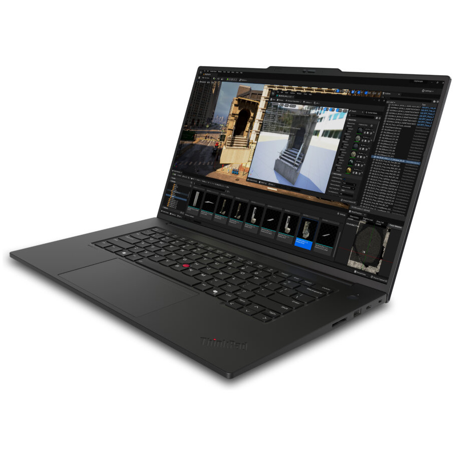 Lenovo ThinkPad P1 Gen 7 MOBILE WORKSTATION Core™ Ultra 7 155H 1TB SSD 32GB 16" (3840x2400) OLED TOUCHSCREEN WIN11 Pro NVIDIA® RTX 1000 6144MB BLACK Backlit Keyboard FP Reader 3-year warranty שלוש שנות אחריות אתר לקוח – תמונה 4
