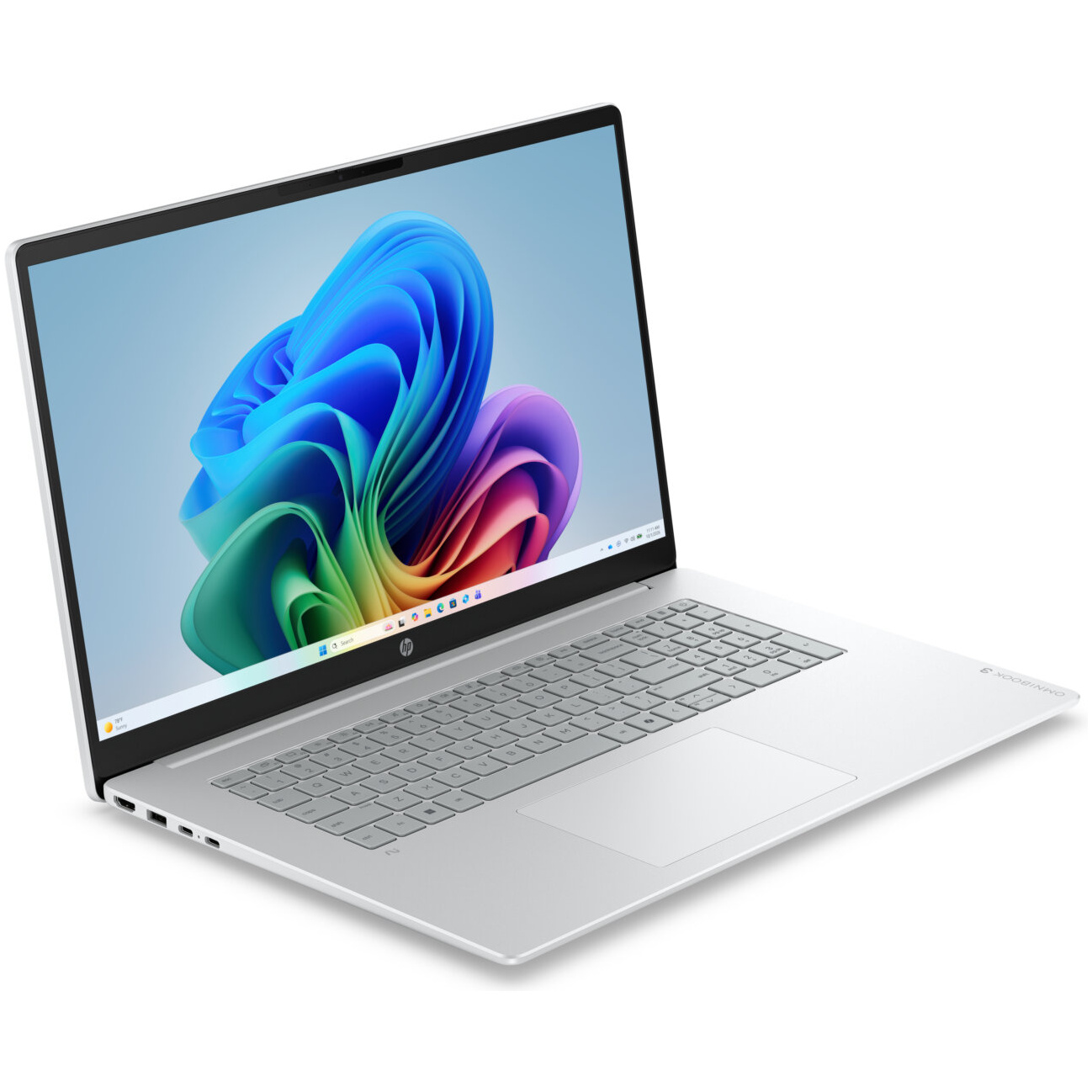 HP OmniBook 3 17-DG0099 Core™ Ultra 5 225U 512GB SSD 8GB 17.3" (1920x1080) WIN11 GLACIER SILVER Backlit Keyboard DAMAGED BOX – תמונה 2