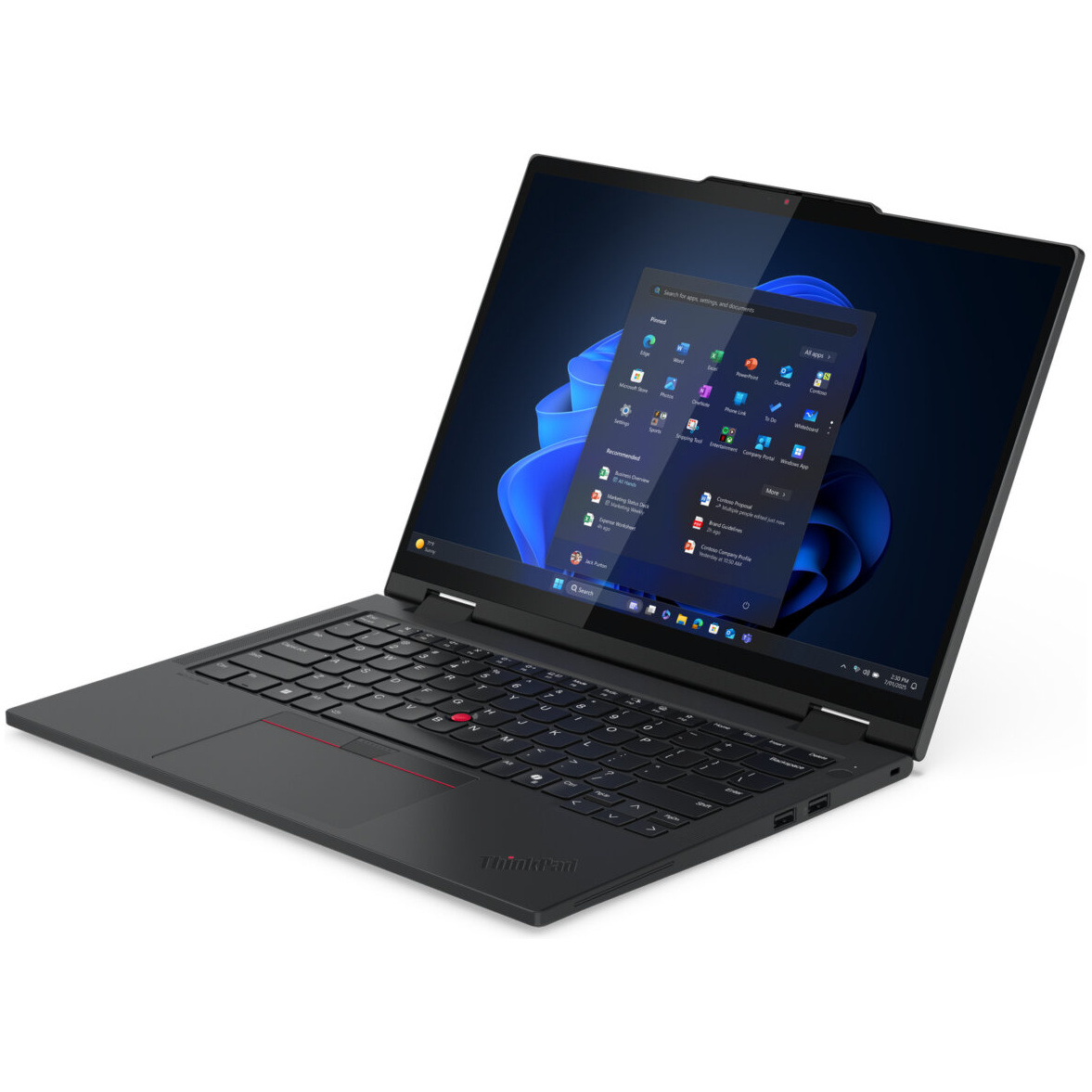 Lenovo ThinkPad T14s 2-IN-1 Core™ Ultra 7 255U 512GB SSD 16GB 14" (1920x1200) TOUCHSCREEN WIN11 Pro ECLIPSE BLACK Backlit Keyboard FP Reader שלוש שנות אחריות אתר לקוח – תמונה 5