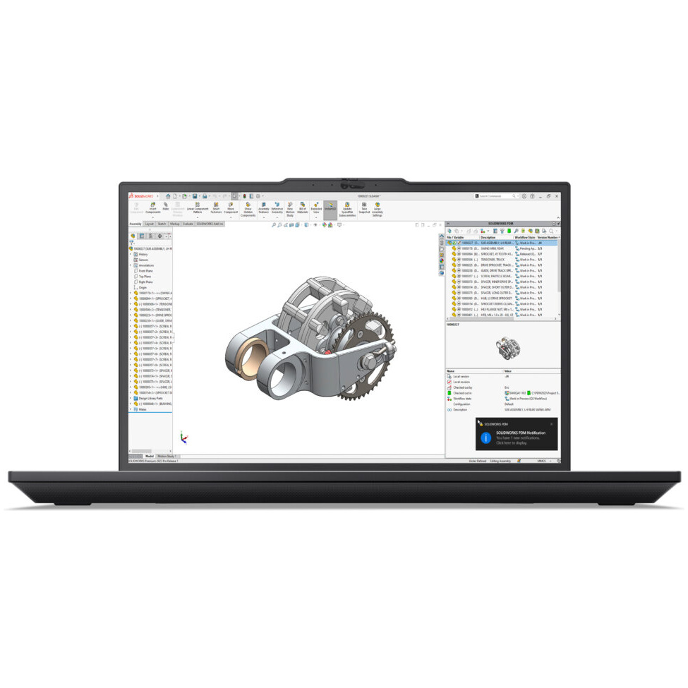 Lenovo ThinkPad P16v Gen 3 MOBILE WORKSTATION Core™ Ultra 9 285H 1TB SSD 32GB 16" (1920x1200) WIN11 Pro NVIDIA® RTX PRO 2000 Blackwell 8192MB BLACK Backlit Keyboard FP Reader שלוש שנות אחריות אתר לקוח – תמונה 4
