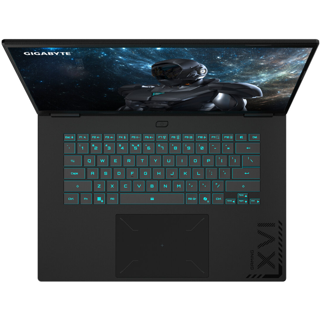 Gigabyte GAMING A16 PRO Core™ 7 240H 1TB SSD 32GB 16" (2560x1600) 165Hz WIN11 NVIDIA® RTX 5070Ti 12288MB BLACK STEEL Backlit Keyboard – תמונה 5